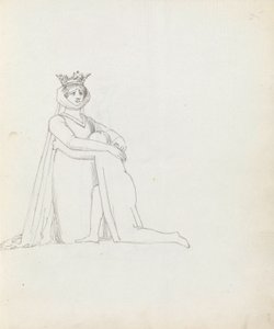 Dessin de Mme Siddons en Constance, 1783