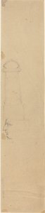 Visage de profil tourné à gauche et monument - John Flaxman
