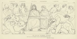 Furies, Cerbère, Pluton, Proserpine, Harpies, Mort - John Flaxman