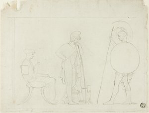 Hector réprimandant Paris - John Flaxman
