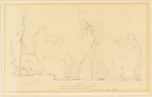 Minerve et Achille - John Flaxman