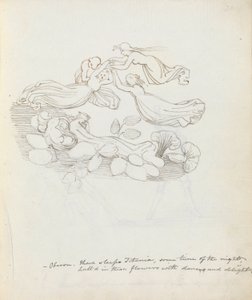 Oberon. Là dort Titania, quelque part de la nuit..., 1783 - John Flaxman