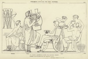 Phémius chantant aux prétendants
