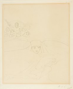 Sommeil échappant à la colère de Zeus - John Flaxman