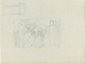 Étude pour un monument à un ecclésiastique [recto et verso]