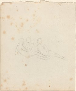 Trois figures féminines allongées - John Flaxman