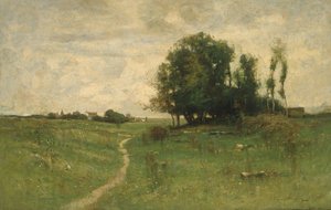 Le chemin vers le village, 1882 - John Francis Murphy