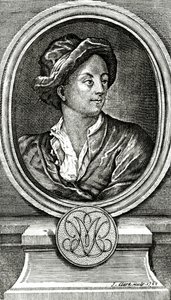 Matthew Prior, gravé par J. Clark, 1722