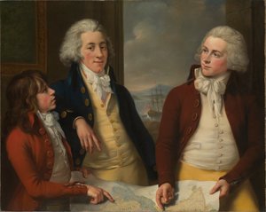 Les frères Money : William (1769-1834), James (1772-1833) et Robert Taylor (1775-1803)