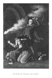 Scène de Old St Pauls par William Harrison Ainsworth, 1855