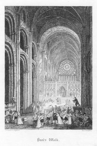 Scène de Old St Pauls par William Harrison Ainsworth, 1855 - John Franklin