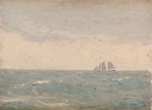 Paysage marin, vers 1900