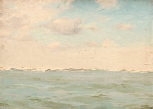 Paysage marin, vers 1900