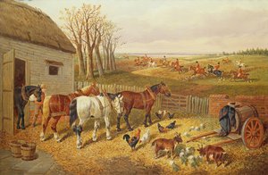 Une ferme animée - John Frederick Herring