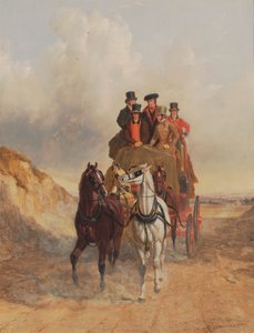 Le carrosse royal sur la route - John Frederick Herring