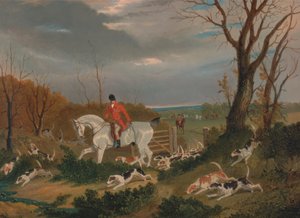 La chasse au Suffolk : Aller à la couverture près de Herringswell - John Frederick Herring