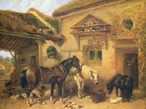 Porte de cottage et ferme - John Frederick Herring Senior