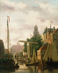 Un canal à Amsterdam