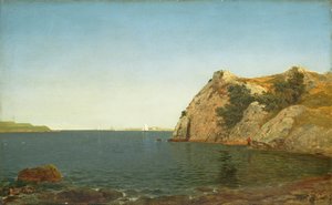 Beacon Rock, Newport Harbour, 1857