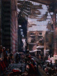 Vue de la Rue et de la Mosquée de Ghooreyah, Le Caire