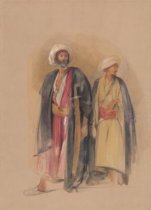 Cheikh Hussein de Gebel Tor et son fils - John Frederick Lewis