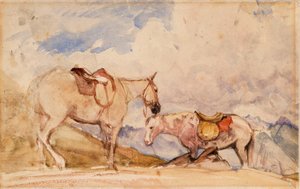 Deux chevaux - John Frederick Lewis