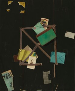 Porte-cartes avec un valet de cœur, vers 1895