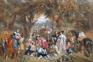 Fête champêtre au temps de Charles II, 1852