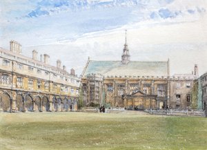 Salle du Trinity College, Cambridge, 1889 - John Fulleylove