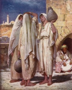 Femmes syriennes à une fontaine