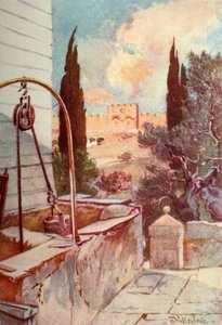 La porte dorée ou belle depuis le jardin de Gethsémani, 1902