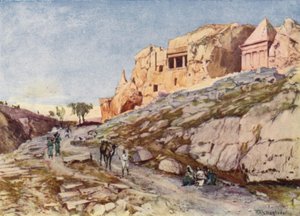 Les tombes taillées dans le roc de la vallée de Josaphat
