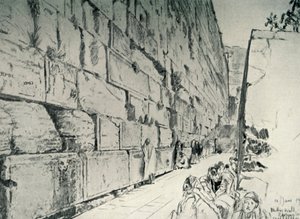 Le Mur des Lamentations, 1902