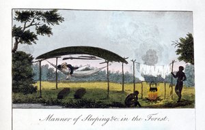 Manière de dormir dans la forêt, 1813