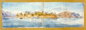 Paysage, Égypte, 19e siècle - John Gardner Wilkinson