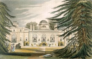 Façade du jardin de la maison Chiswick
