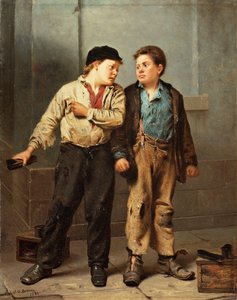La Querelle, 1866 - John George Brown