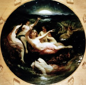 Diane et ses nymphes, 1850
