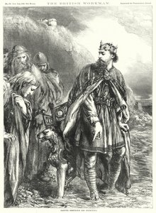 Canute réprimandant ses courtisans