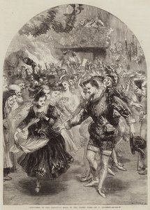 Noël dans la salle baronniale à l