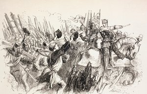 Les forces du roi Henri au siège de Harfleur, France, 1890 - John Gilbert