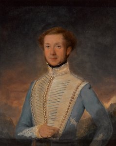 Lieutenant Henry Briggs, 2e Cavalerie Légère de Madras, vers 1832