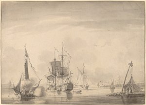 Scène de port