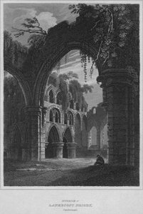 Intérieur du prieuré de Lanercost, Cumberland, 1814 - John Greig