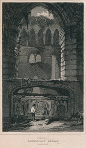 Intérieur du prieuré de Lanercost. Cumberland, 1814 - John Greig