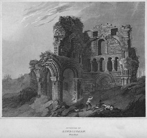 Intérieur de Lindisfarn. Côté Ouest, 1814 - John Greig