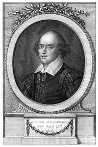 William Shakespeare, poète et dramaturge anglais, 1820
