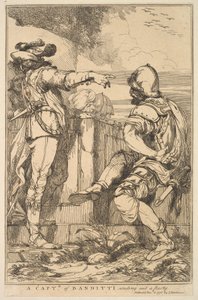 Un capitaine de bandits envoyant une patrouille, de Quinze eaux-fortes dédiées à..., 8 décembre 1778