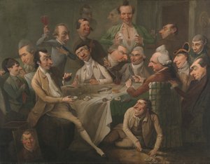 Un groupe de caricatures