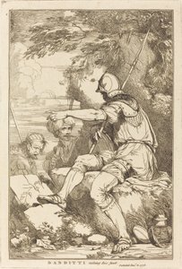 Bandits prenant son poste - John Hamilton Mortimer